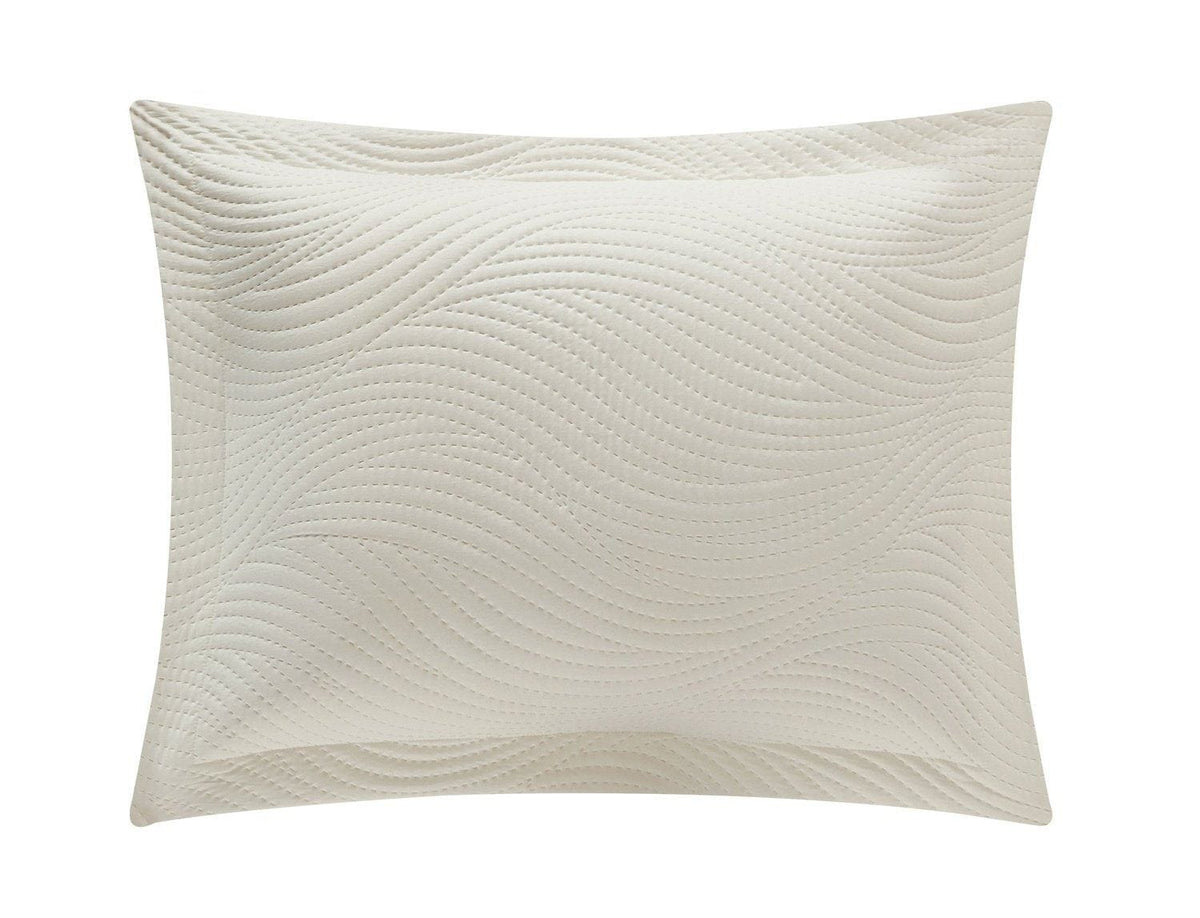 NY&C Home Teague 7 Piece Wave Pattern Quilt Set 