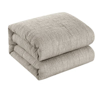 NY&C Home Trinity 5 Piece Cotton Blend Jacquard Comforter Set 