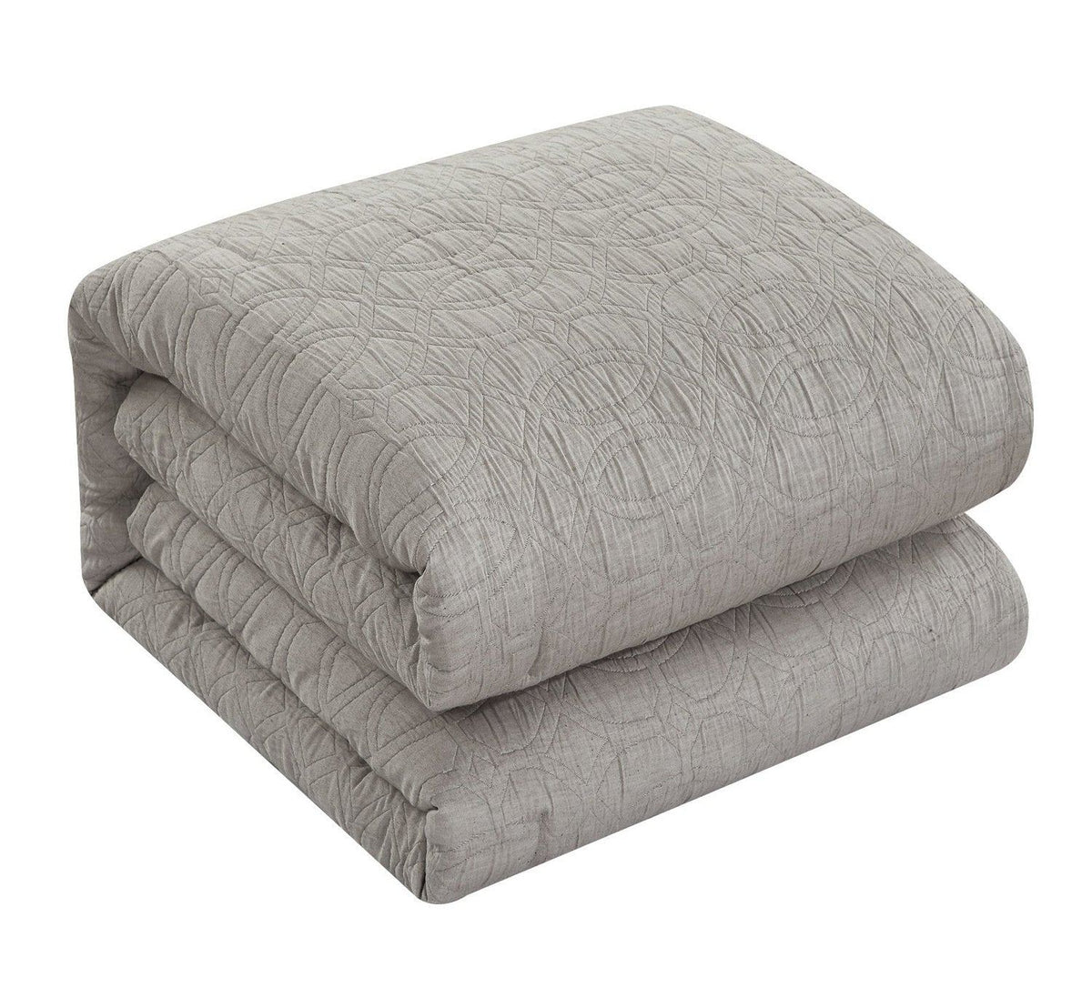 NY&C Home Trinity 5 Piece Cotton Blend Jacquard Comforter Set 