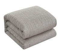 NY&C Home Trinity 5 Piece Cotton Blend Jacquard Comforter Set 