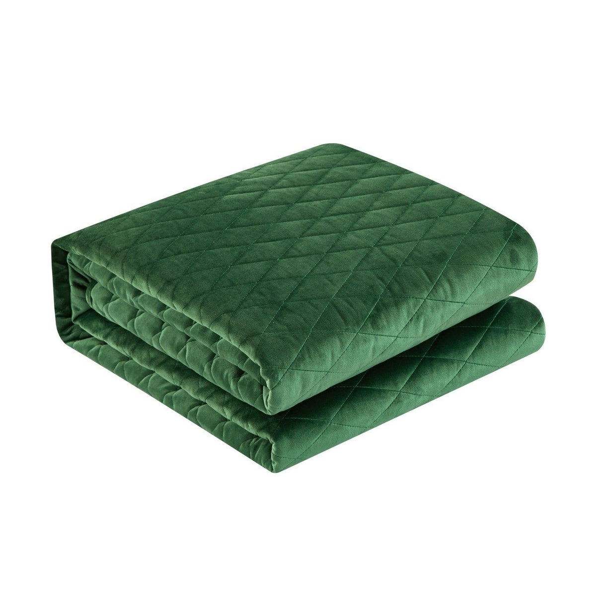 NY&C Home Wafa 3 Piece Velvet Quilt Set 