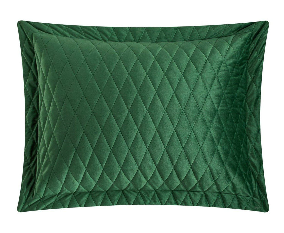 NY&C Home Wafa 3 Piece Velvet Quilt Set 
