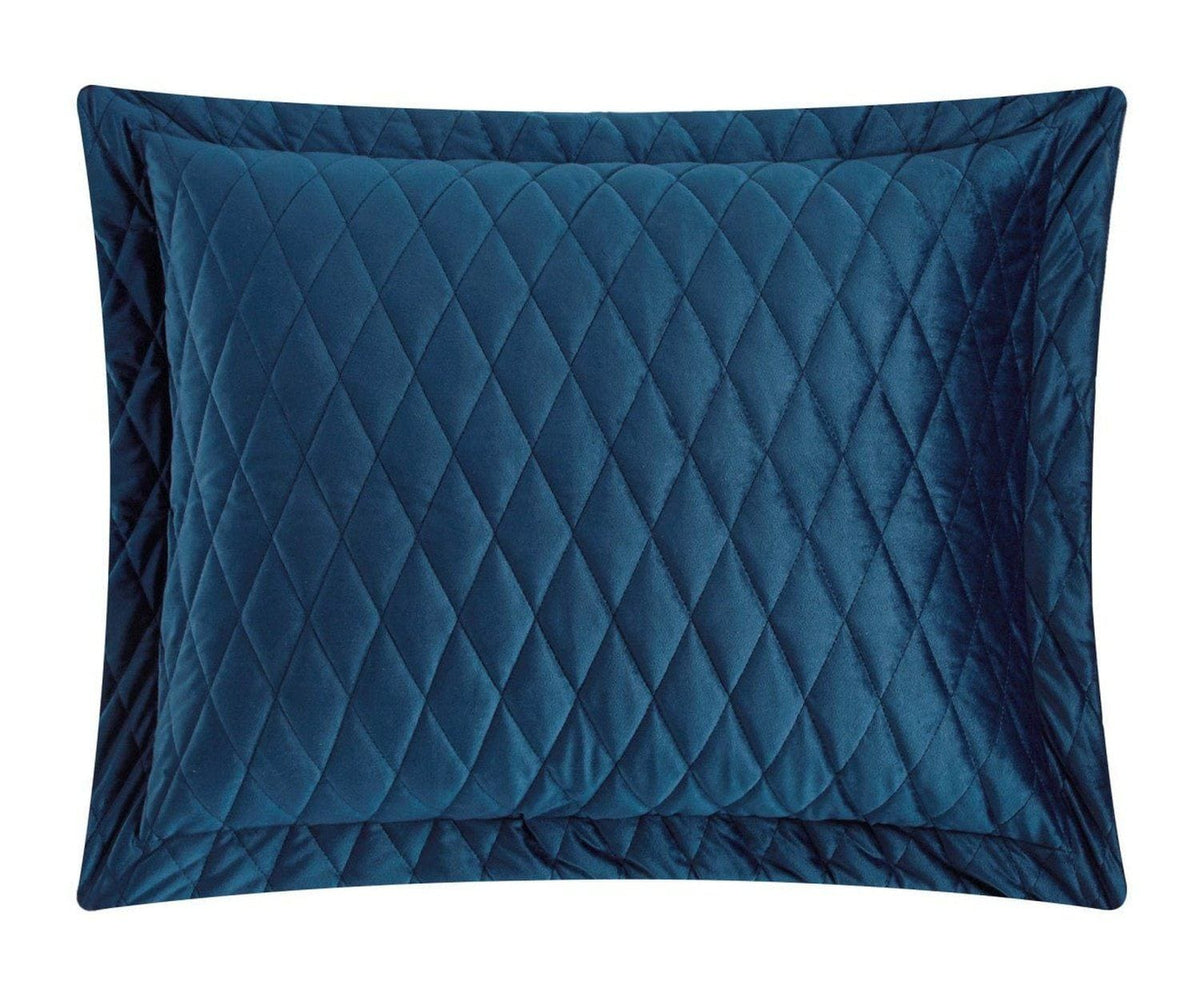 NY&C Home Wafa 3 Piece Velvet Quilt Set 