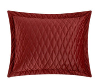 NY&C Home Wafa 7 Piece Velvet Quilt Set 