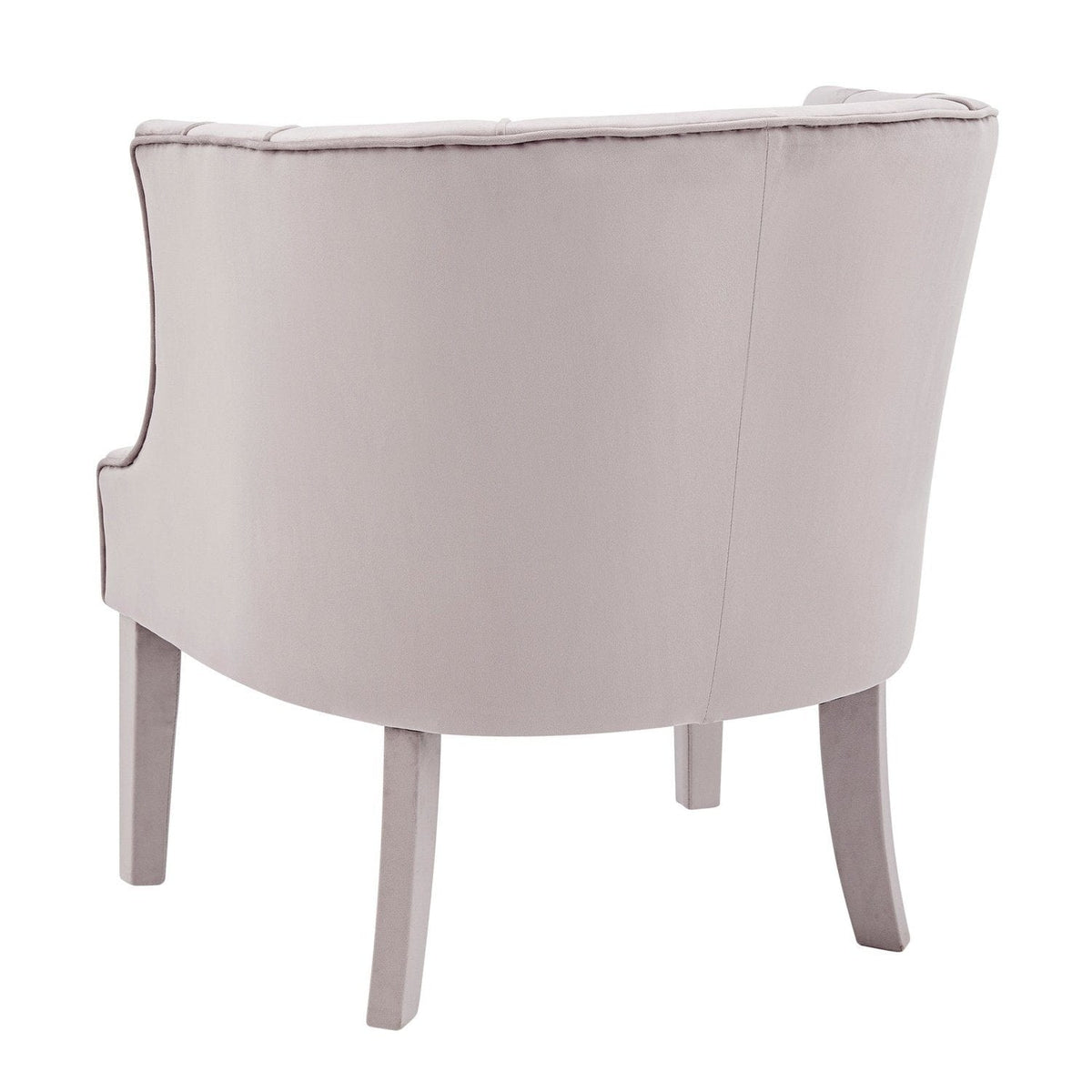 Iconic Home Sloane Velvet Barrel Accent Chair 