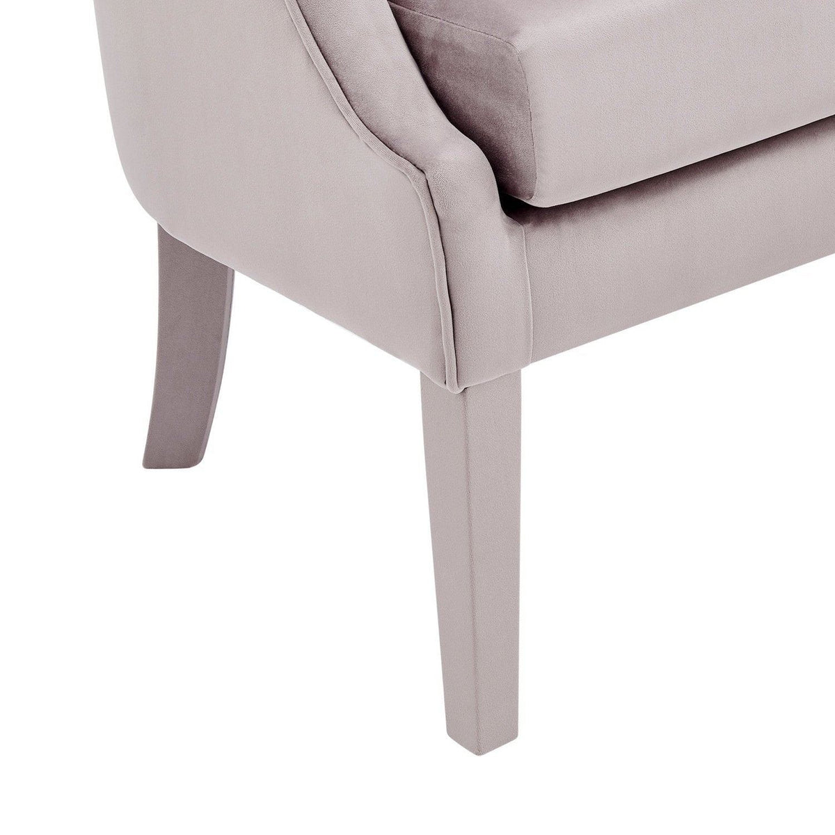 Iconic Home Sloane Velvet Barrel Accent Chair 