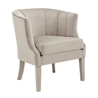 Iconic Home Sloane Velvet Barrel Accent Chair 