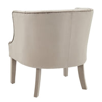 Iconic Home Sloane Velvet Barrel Accent Chair 