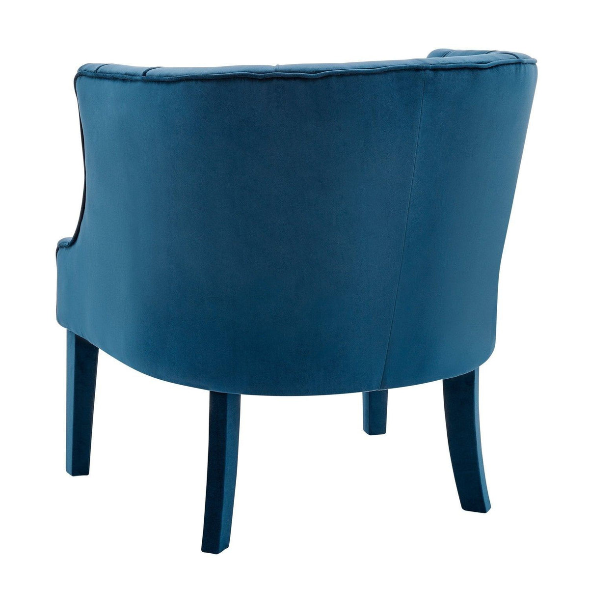 Iconic Home Sloane Velvet Barrel Accent Chair 