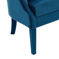 Iconic Home Sloane Velvet Barrel Accent Chair 