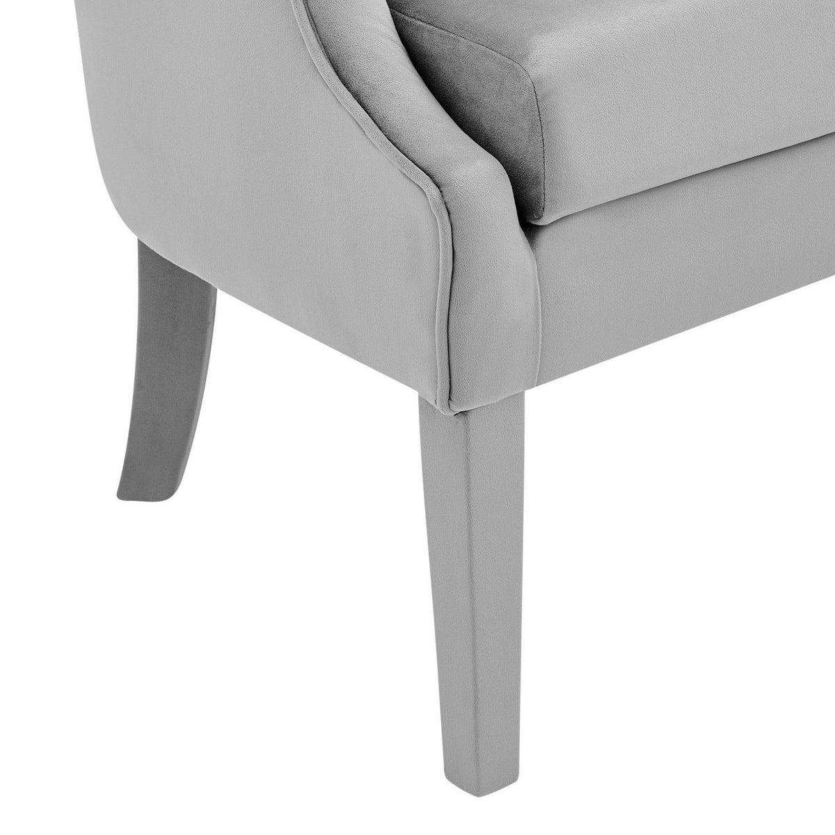 Iconic Home Sloane Velvet Barrel Accent Chair 