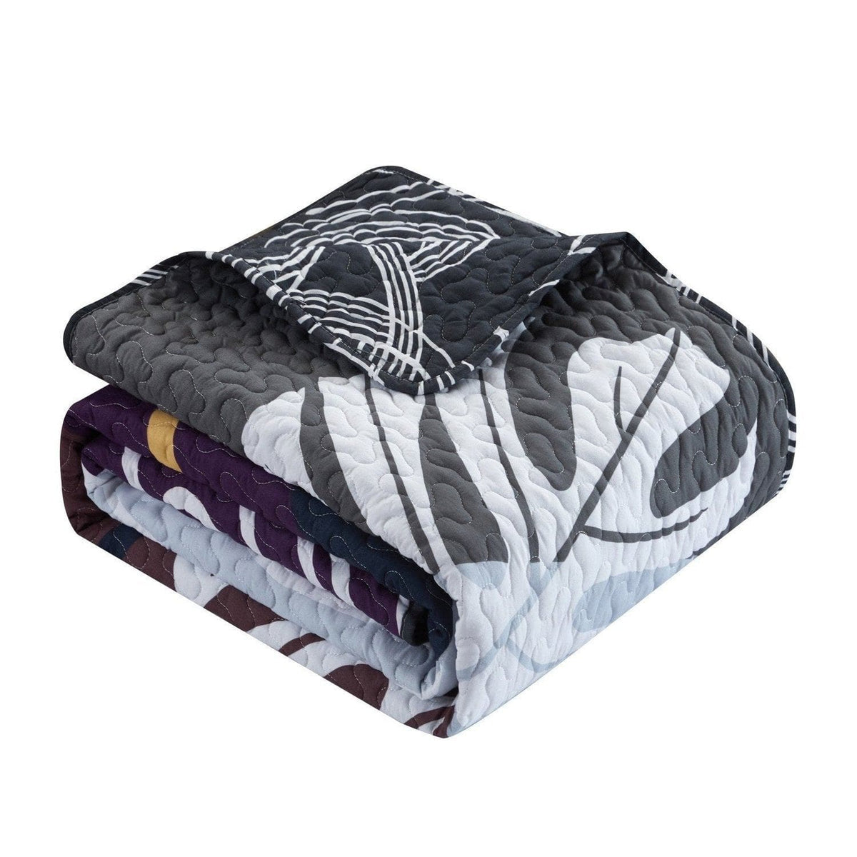 Chic Home Aello 4 Piece Floral Quilt Set 