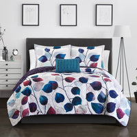 Chic Home Alecto 8 Piece Watercolor Quilt Set Twin