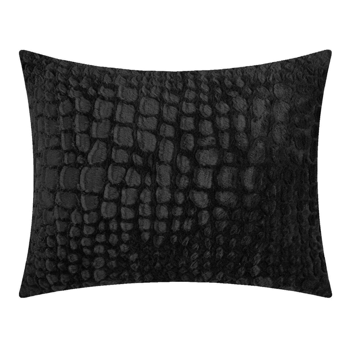 Chic Home Alligator 7 Piece Faux Fur Comforter Set 