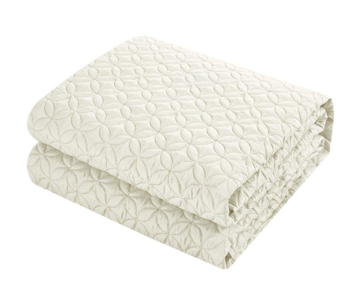 Chic Home Amandla 3 Piece Geometric Quilt Set 