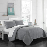 Chic Home Amandla 7 Piece Geometric Quilt Set 