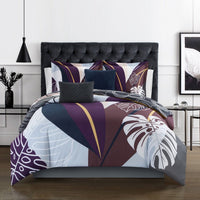 Chic Home Anaea 5 Piece Abstract Comforter Set Twin