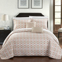 Chic Home Anat 5 Piece Reversible Quilt Set 