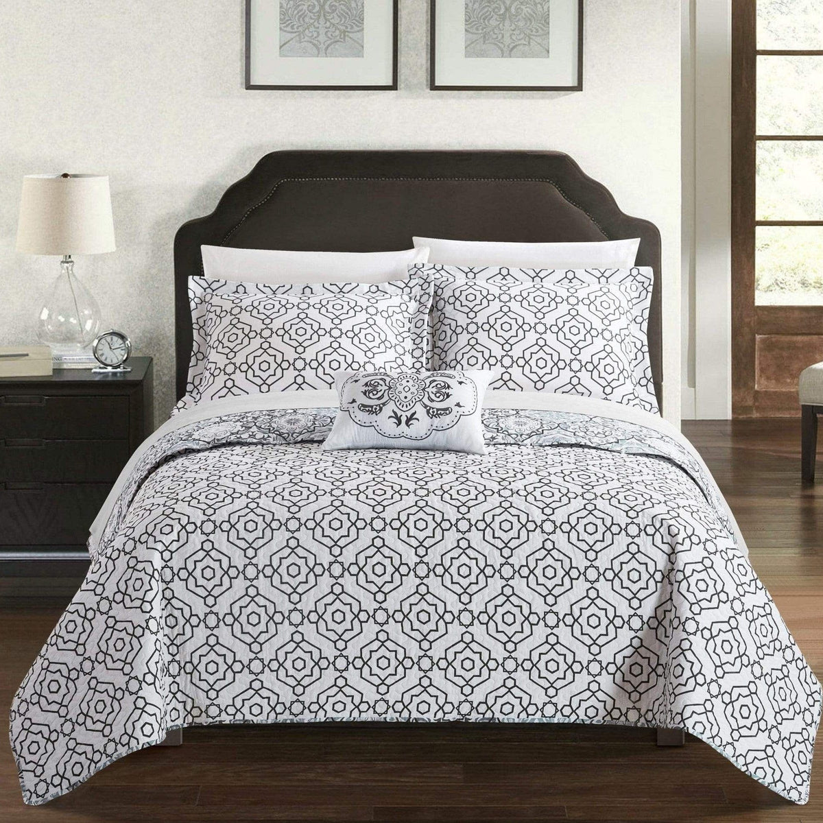 Chic Home Angel 4 Piece Cotton Quilt Set 