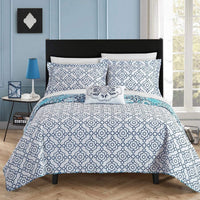 Chic Home Angel 4 Piece Cotton Quilt Set 