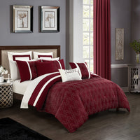 Chic Home Arlow 12 Piece Jacquard Comforter Set 
