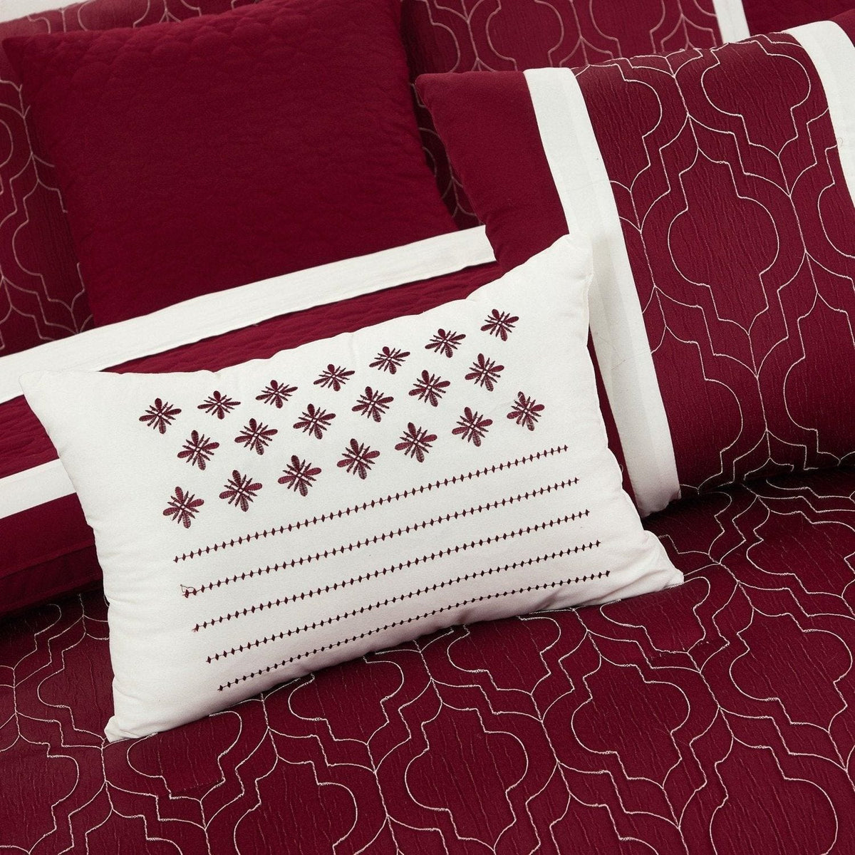 Chic Home Arlow 12 Piece Jacquard Comforter Set 
