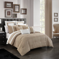 Chic Home Arlow 12 Piece Jacquard Comforter Set 