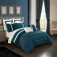 Chic Home Arlow 12 Piece Jacquard Comforter Set 