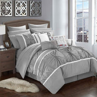 Chic Home Ashville 16 Piece Floral Comforter Set 
