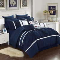 Chic Home Ashville 16 Piece Floral Comforter Set 