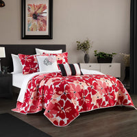 Chic Home Aster 5 Piece Floral Quilt Set 