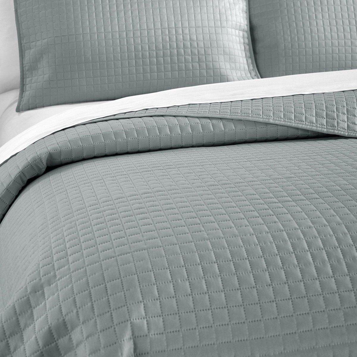 Chic Home Atasha 7 Piece Box Stitched Quilt Set 