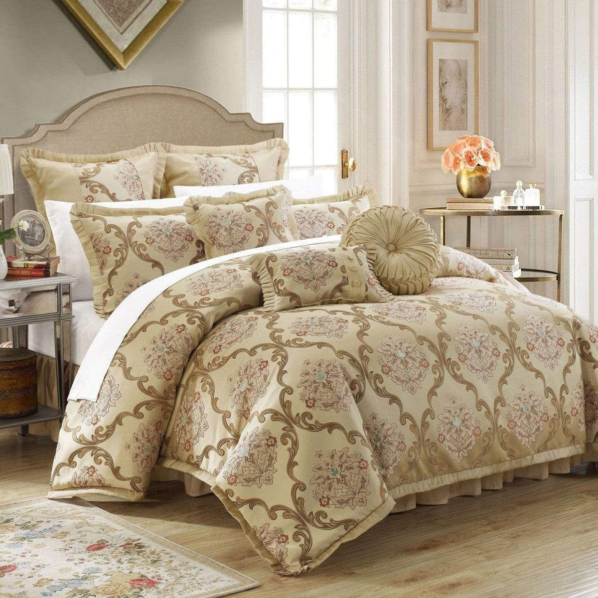 Chic Home Aubrey 13 Piece Jacquard Comforter Set 