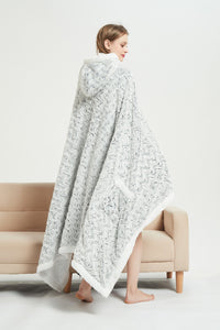 Chic Home Auburn Snuggle Hoodie Animal Pattern Robe 