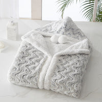 Chic Home Auburn Snuggle Hoodie Animal Pattern Robe 