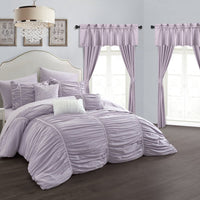 Chic Home Avila 20 Piece Ruffled Comforter Set 