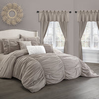 Chic Home Avila 20 Piece Ruffled Comforter Set 