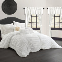 Chic Home Avila 20 Piece Ruffled Comforter Set 