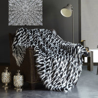 Chic Home Aviva Throw Blanket Cozy Super Soft Ultra Plush Two Tone Design 