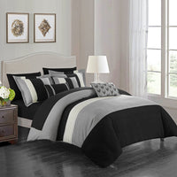 Chic Home Ayelet 10 Piece Ruffled Comforter Set 
