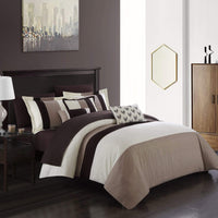 Chic Home Ayelet 10 Piece Ruffled Comforter Set 
