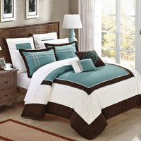 Chic Home Ballroom 11 Piece Hotel Comforter Set Green
