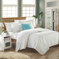 Chic Home Barcelo 4 Piece Matelasse Quilt Set White
