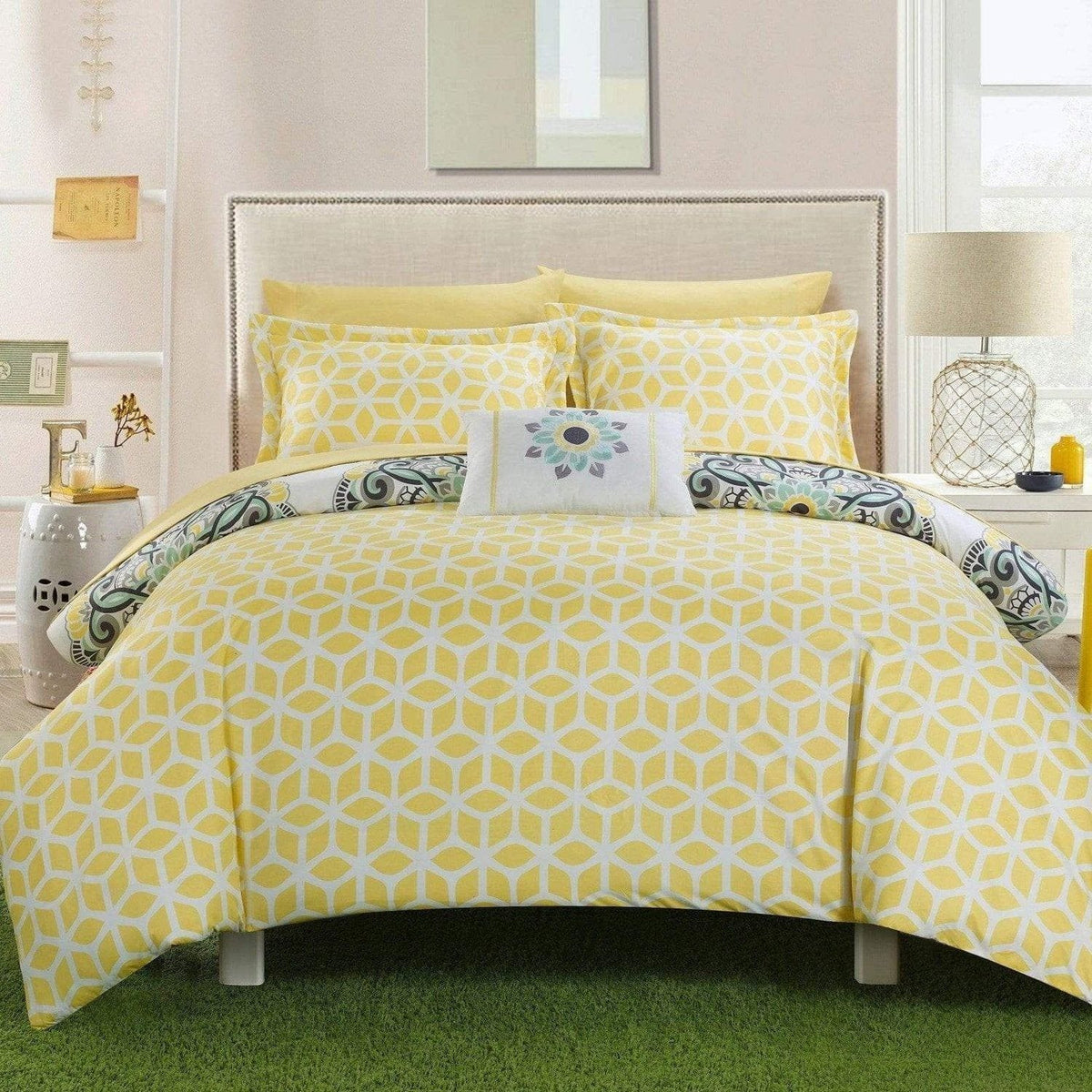 Chic Home Barcelona 8 Piece Boho Paisley Comforter Set 