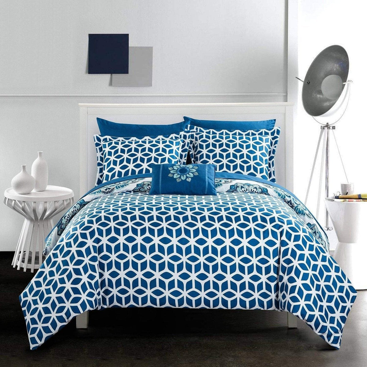 Chic Home Barcelona 8 Piece Boho Paisley Comforter Set 