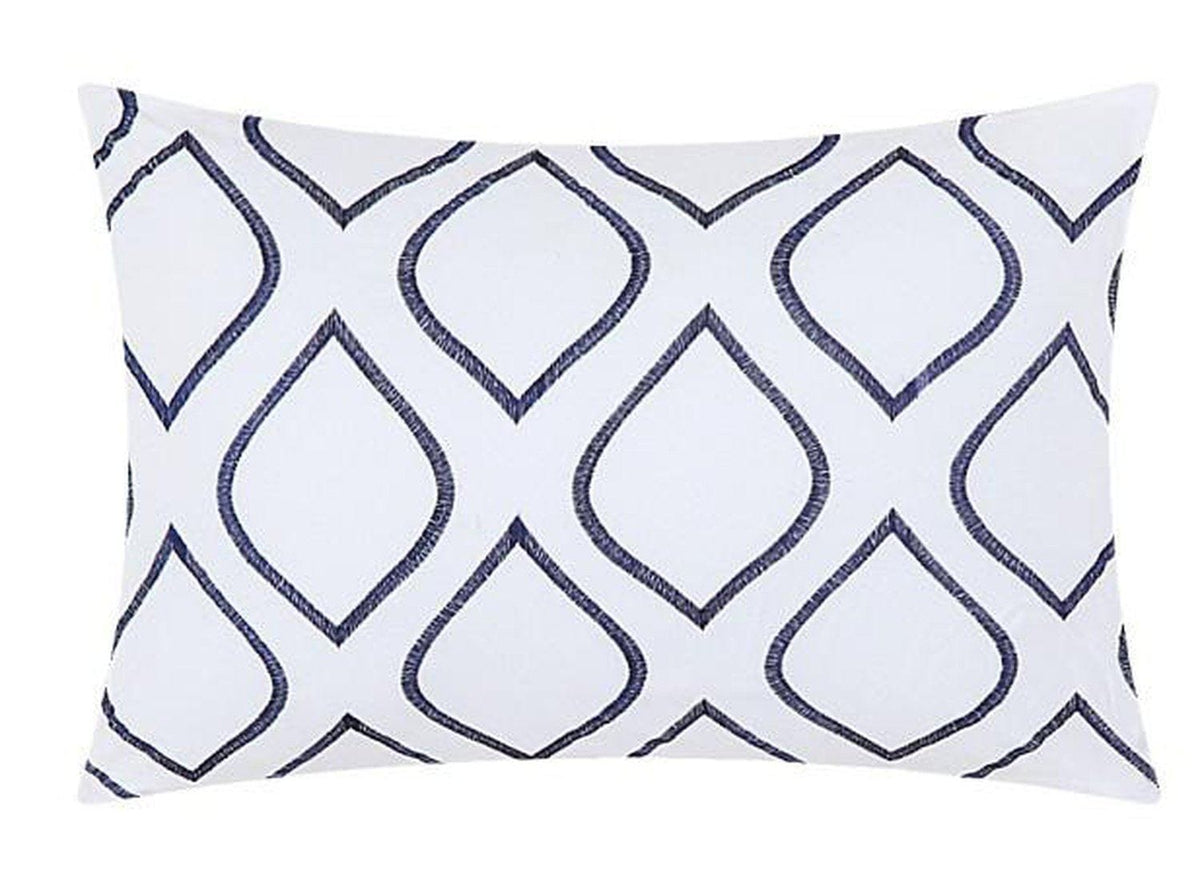 Chic Home Bea 4 Piece Embroidered Duvet Cover Set 