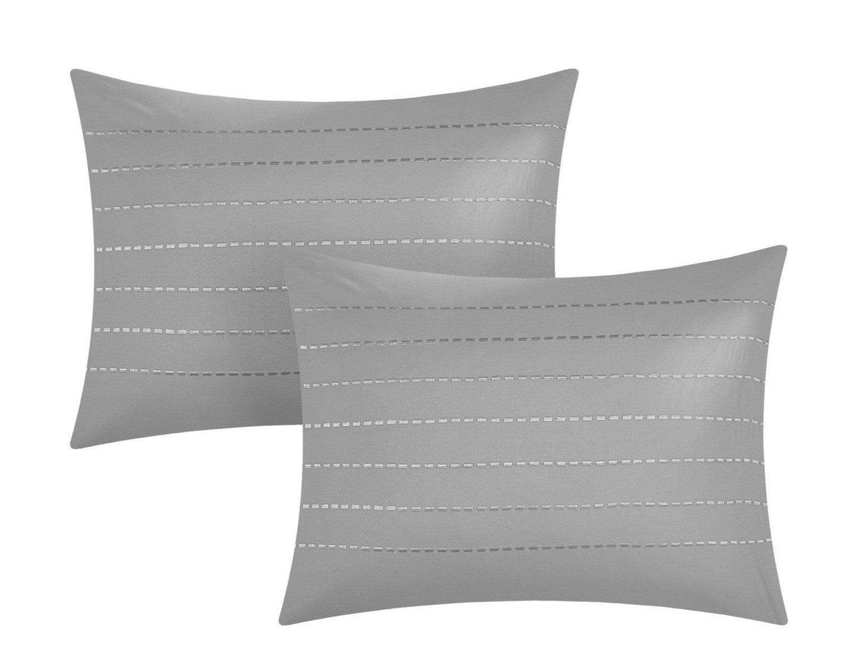 Chic Home Bea 8 Piece Embroidered Duvet Cover Set 
