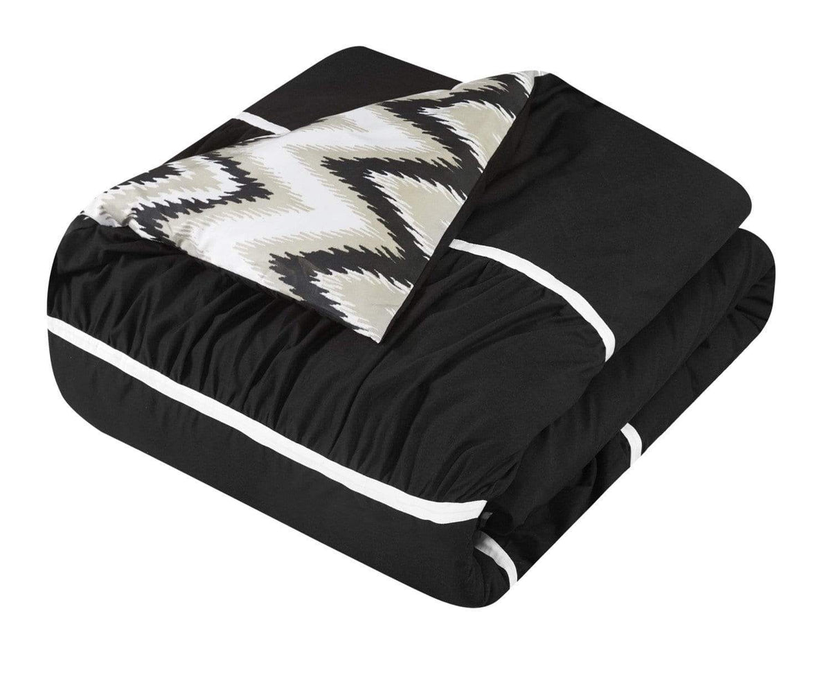 Chic Home Bella 4 Piece Reversible Comforter Set 