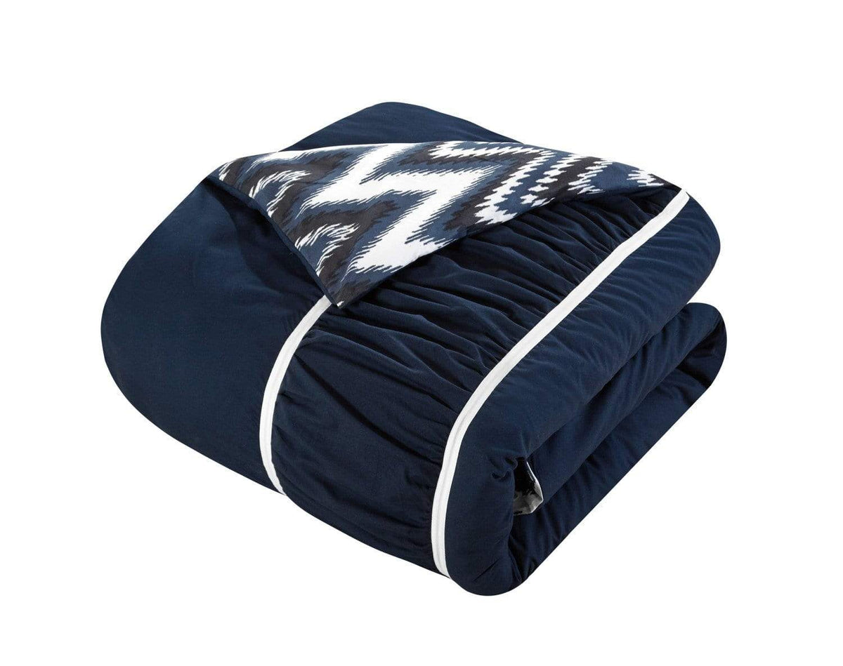 Chic Home Bella 4 Piece Reversible Comforter Set 