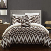 Chic Home Bella 4 Piece Reversible Comforter Set 